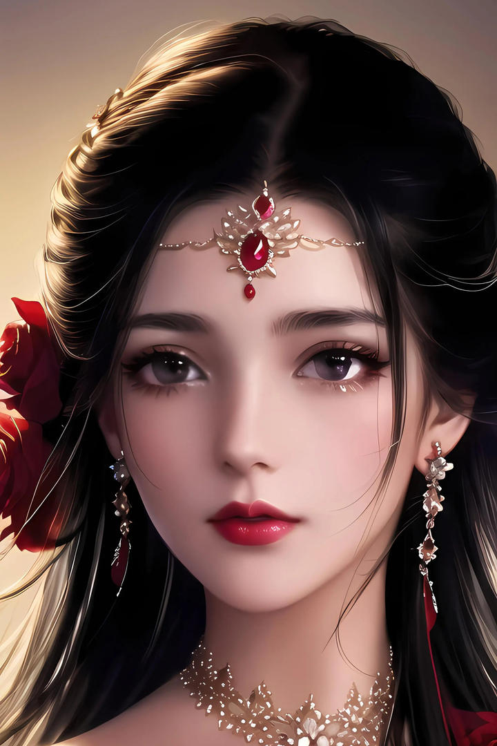 AI漂亮美女壁纸图片大全