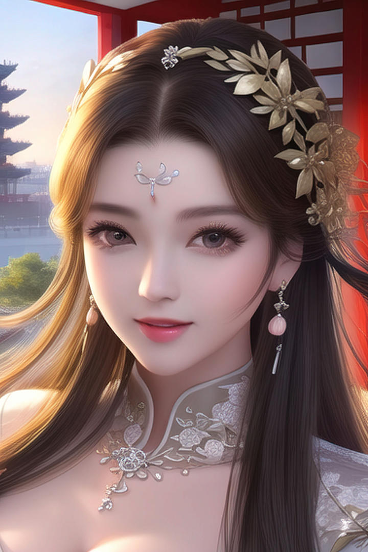 AI动漫壁纸美女图片