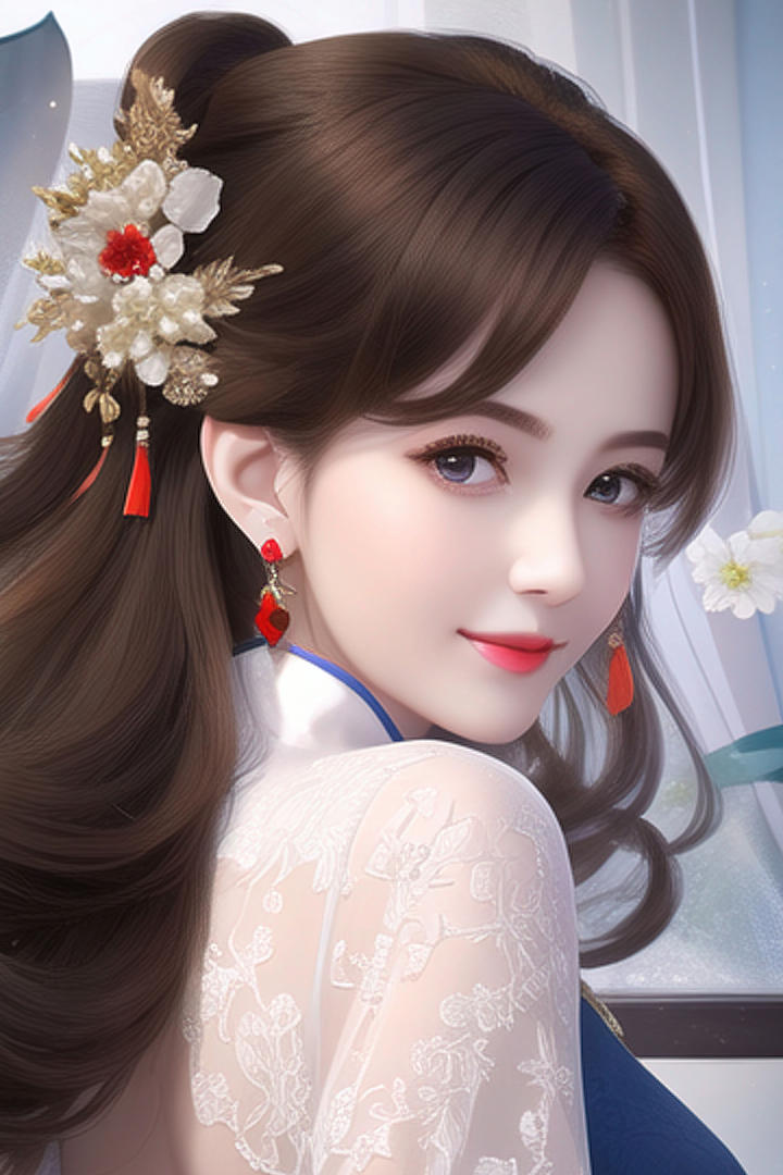 AI漂亮美女壁纸图片