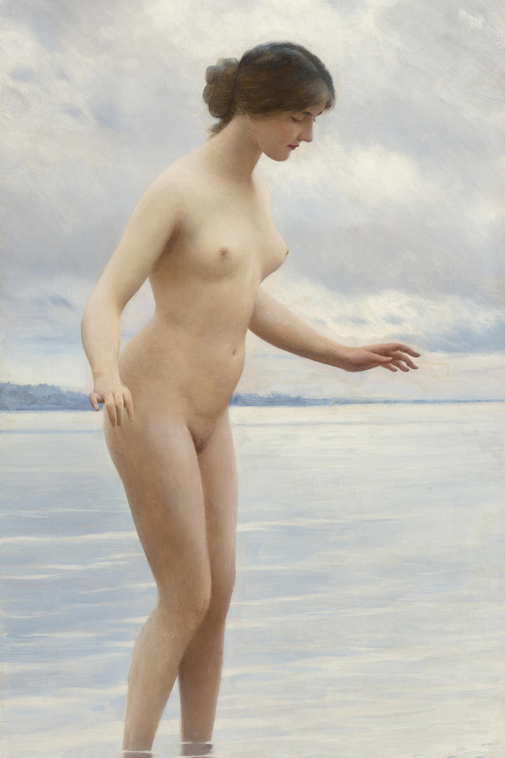 意大利著名画家尤金布拉斯美女人体油画作品