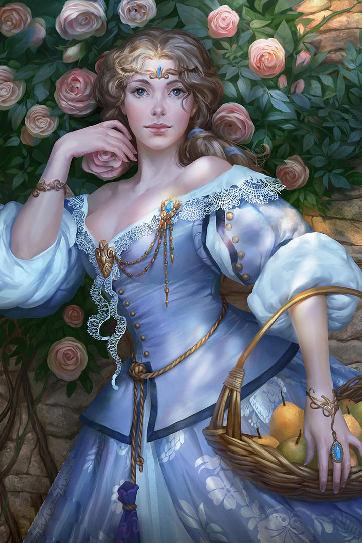 欧美科幻画童话插画图片