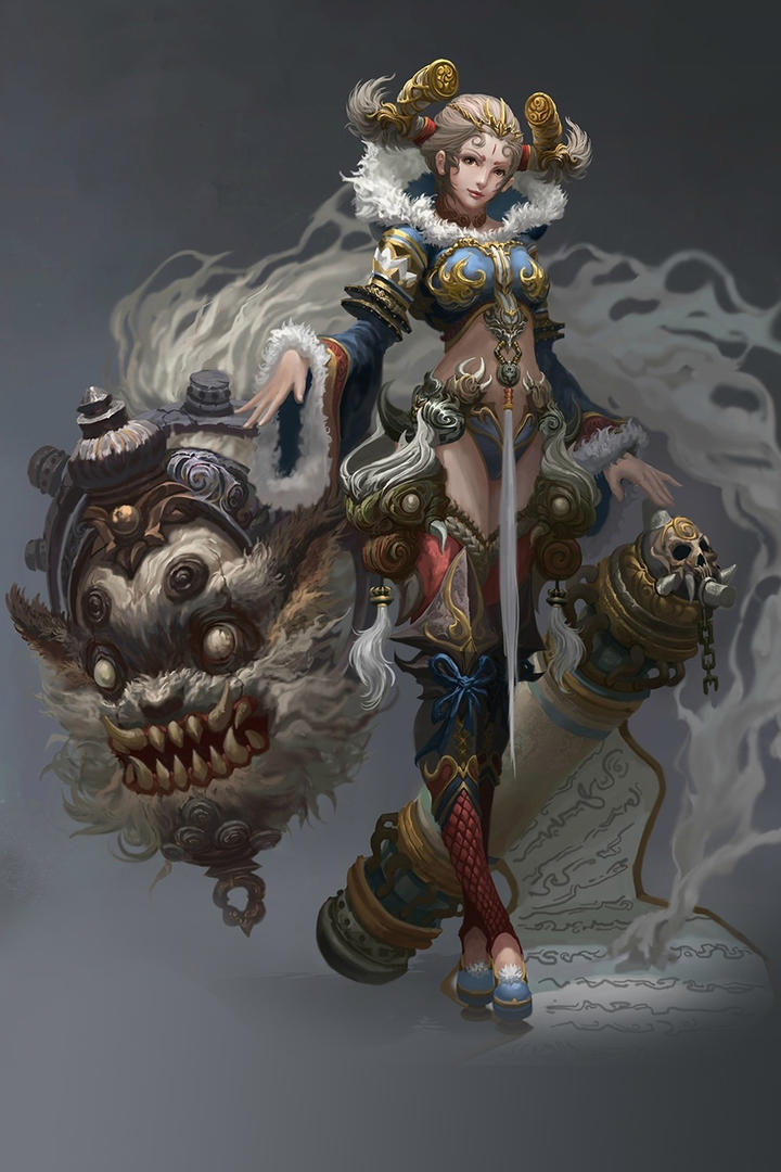 欧美科幻画美女大全
