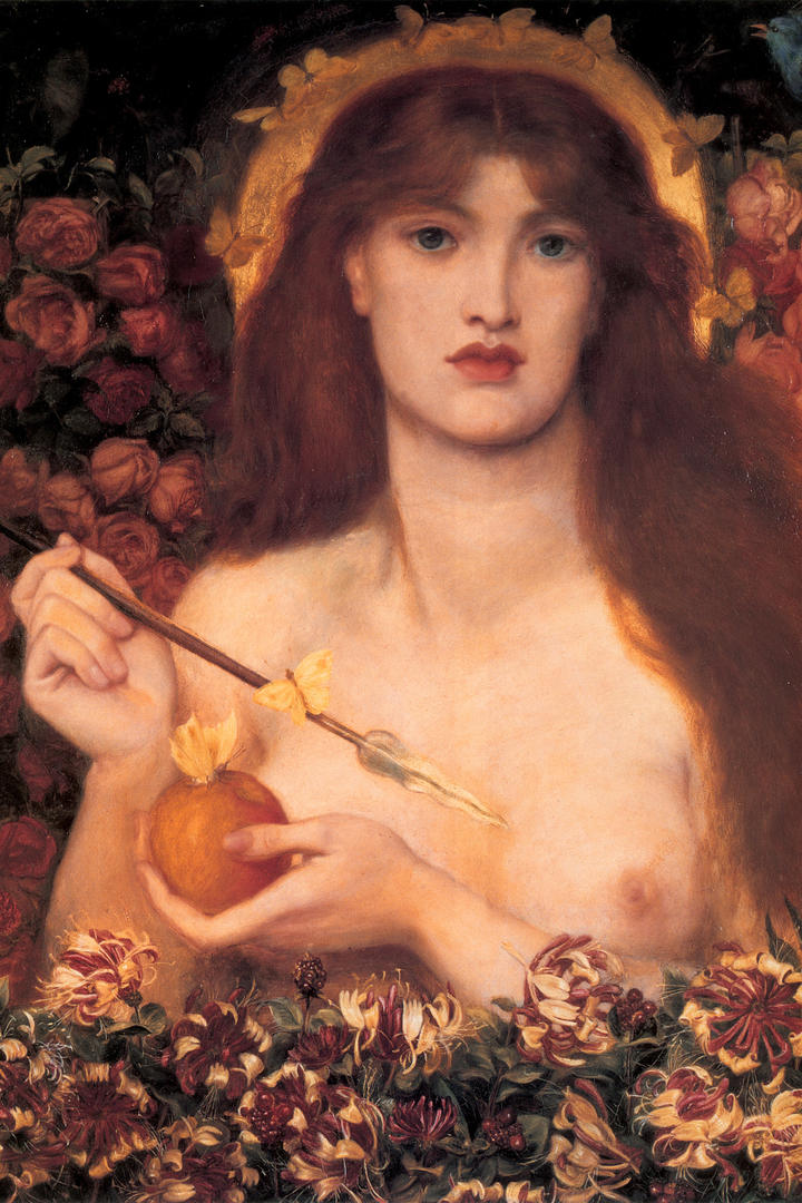 19世纪英国著名画家罗塞蒂美女油画作品欣赏