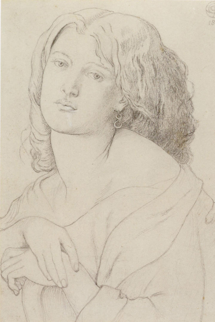 英国画家罗塞蒂美女素描作品欣赏