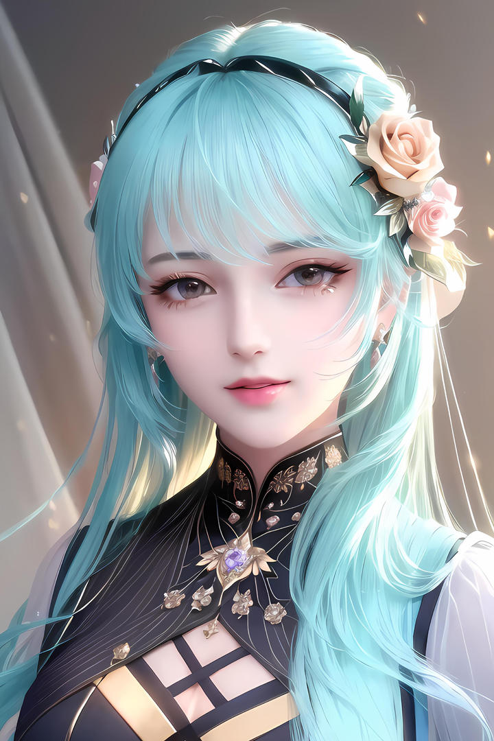 二次元AI美女壁纸