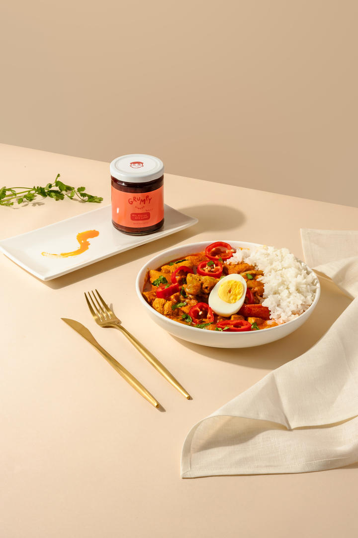 可口的中餐盖码饭美食摄影图片