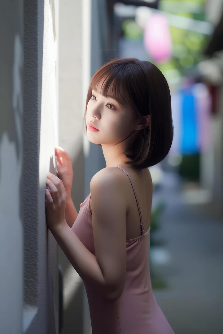 清纯少女唯美人像摄影图片欣赏
