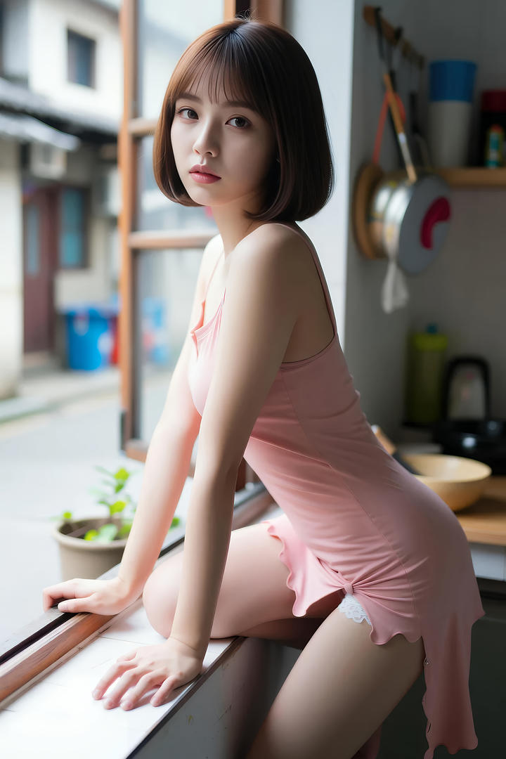 中国漂亮少女街拍摄影图片集