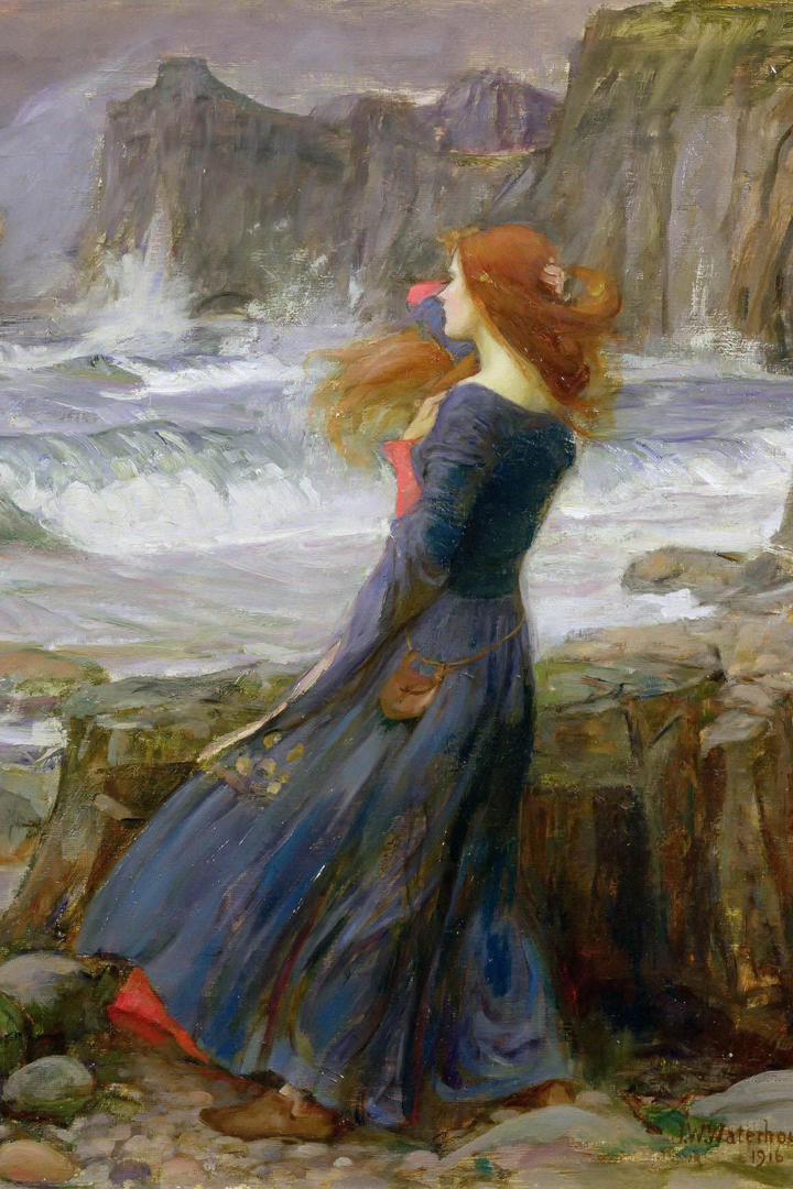 沃特豪斯古典女性油画人物作品免费下载