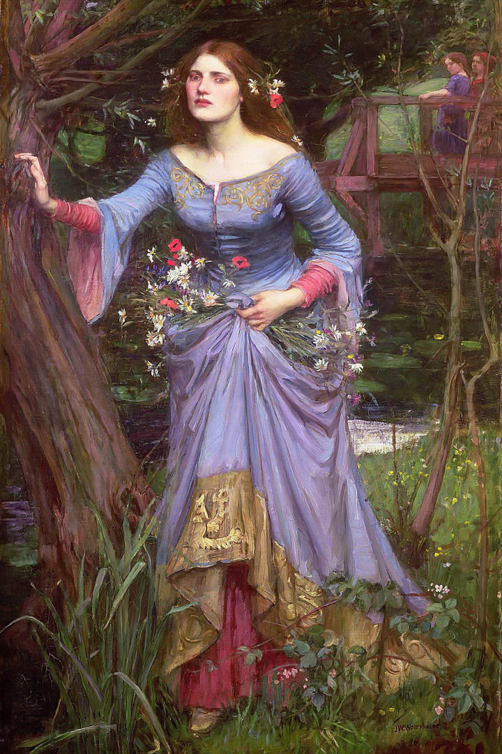 欧美古典女性油画人物作品
