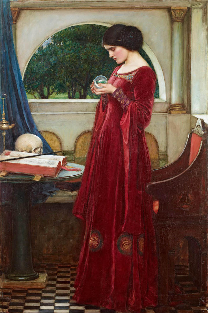 沃特豪斯国外人体美女艺术油画作品图片