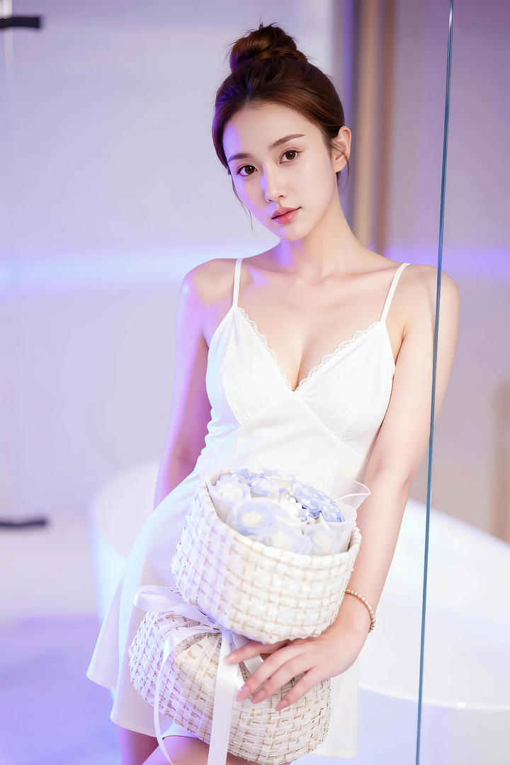 抖音颜值美女主播吊带诱惑