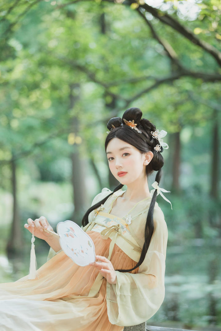 清纯古风美女艺术照图片