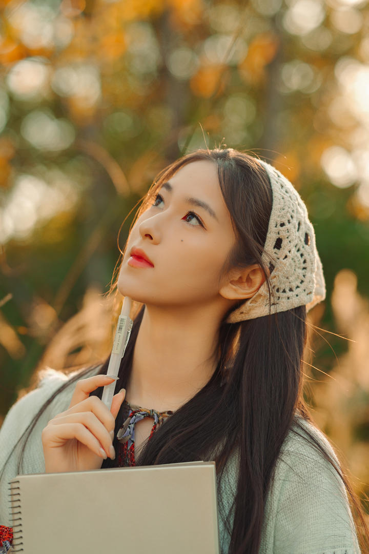 漂亮采茶女唯美图片