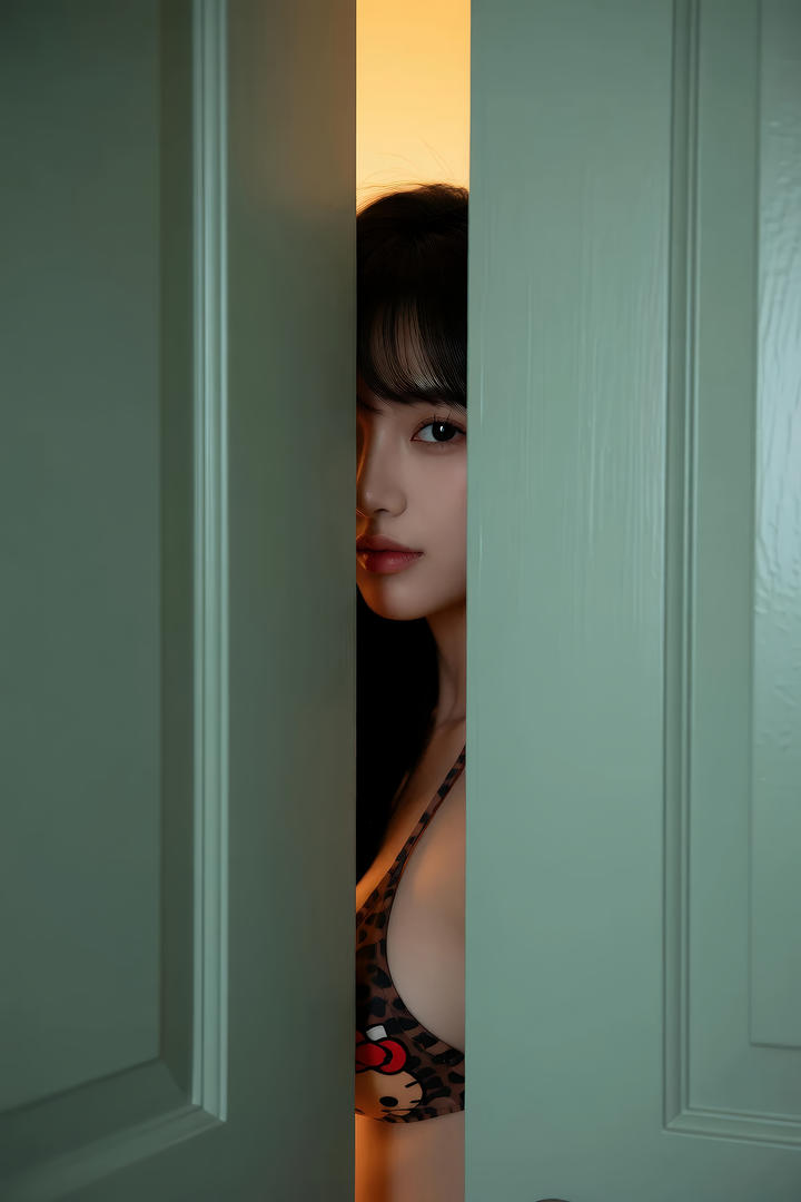 漂亮清纯少女卧室自拍