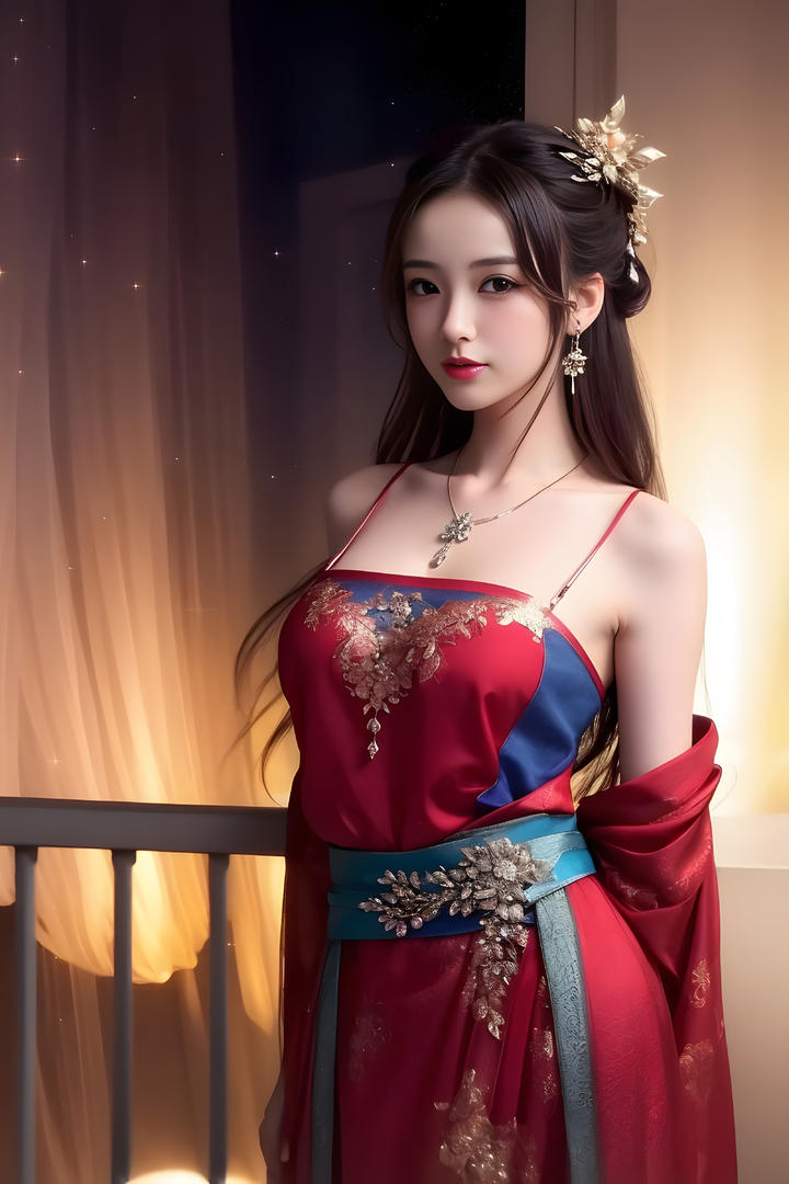 AI古装美女性感壁纸图片