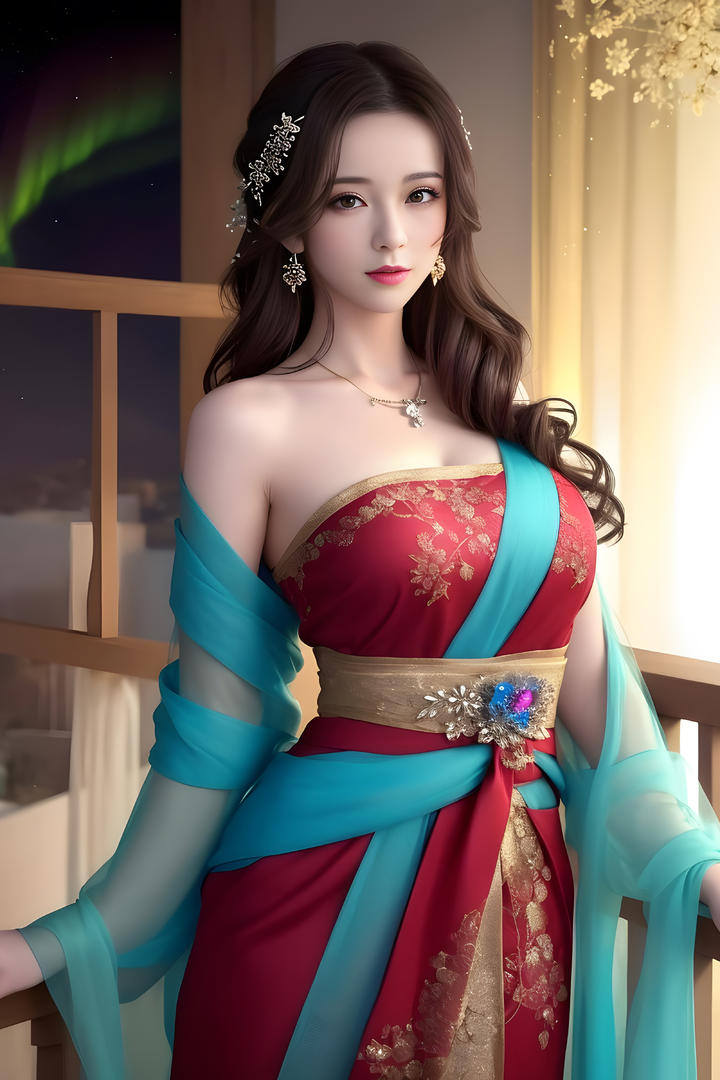 AI古装美女高清图片