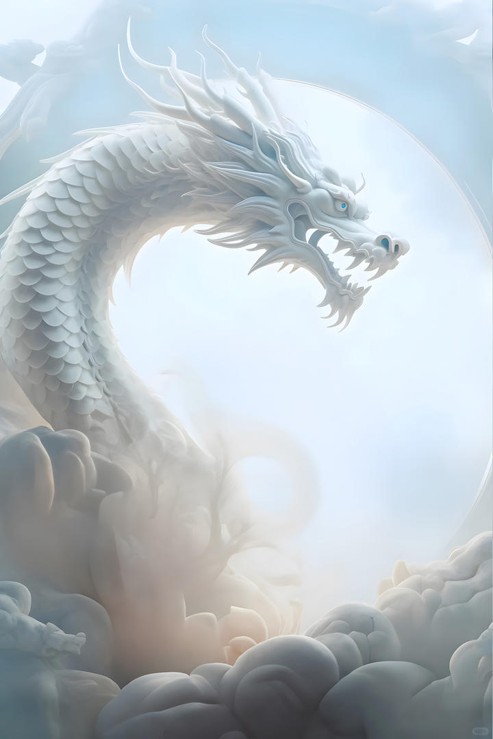 3D东方龙素材图片