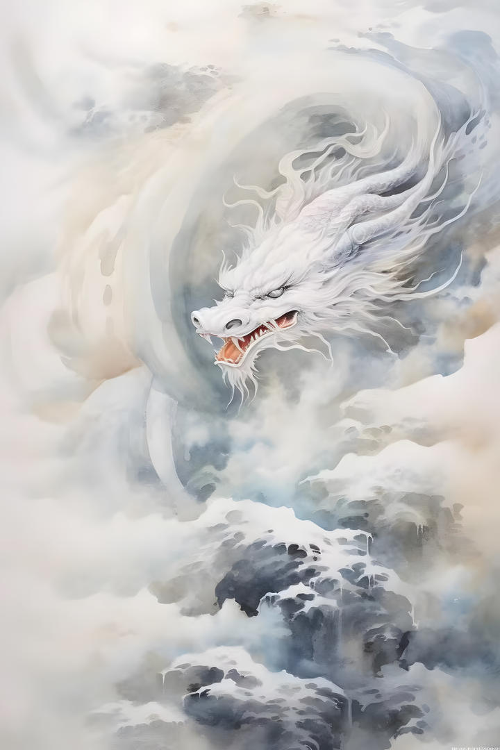 东方巨龙动漫素材图片