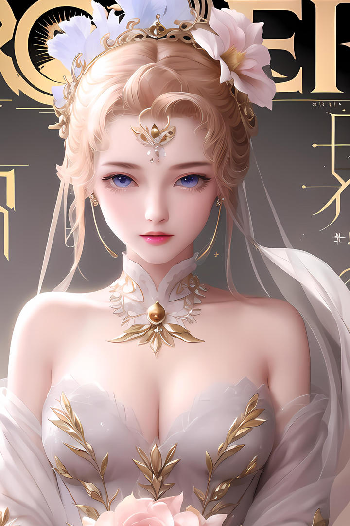 超好看的动漫AI美女大图下载