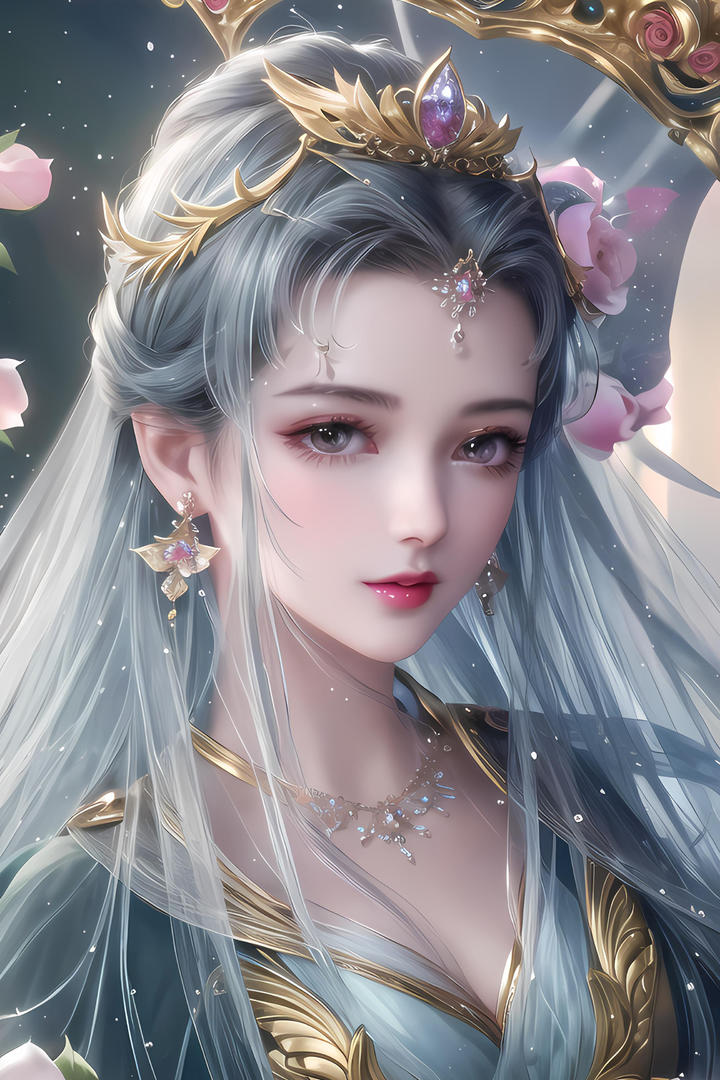 超高清AI二次元美女精美壁纸下载