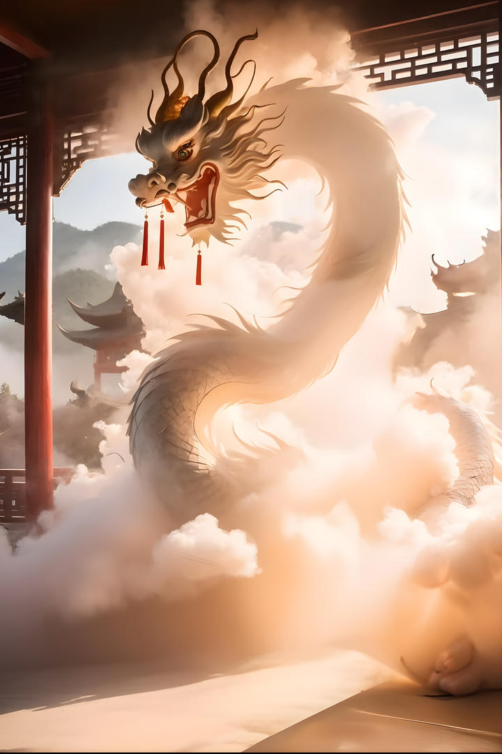 高清东方巨龙唯美手机壁纸图片