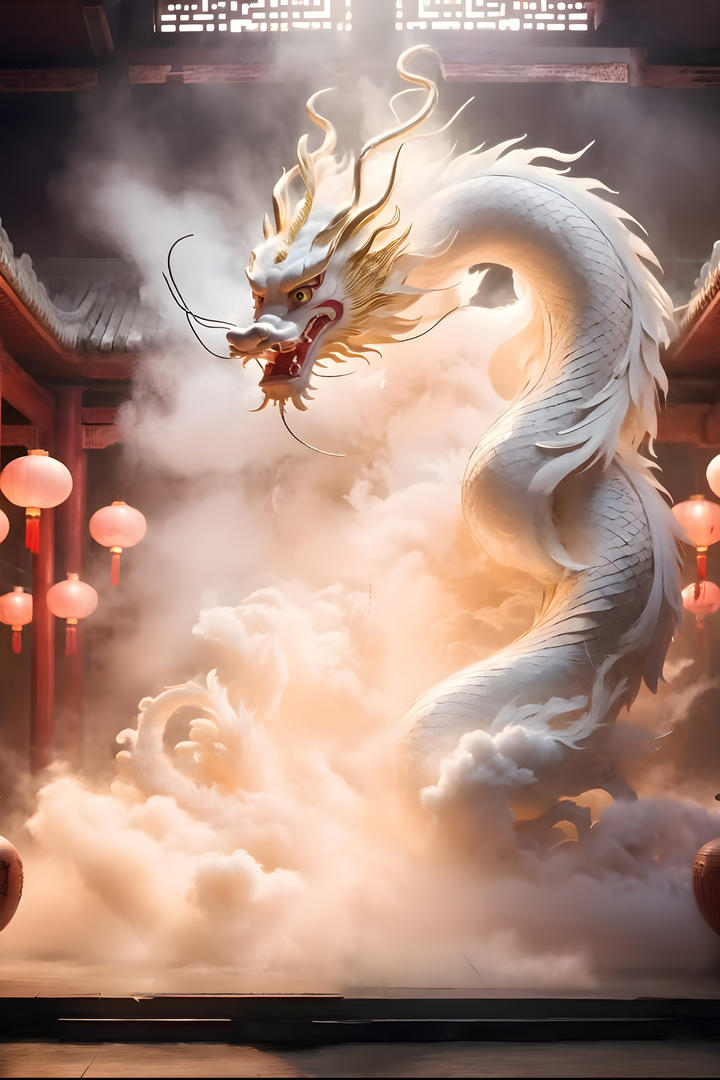 3D东方巨龙动漫手机壁纸图片下载