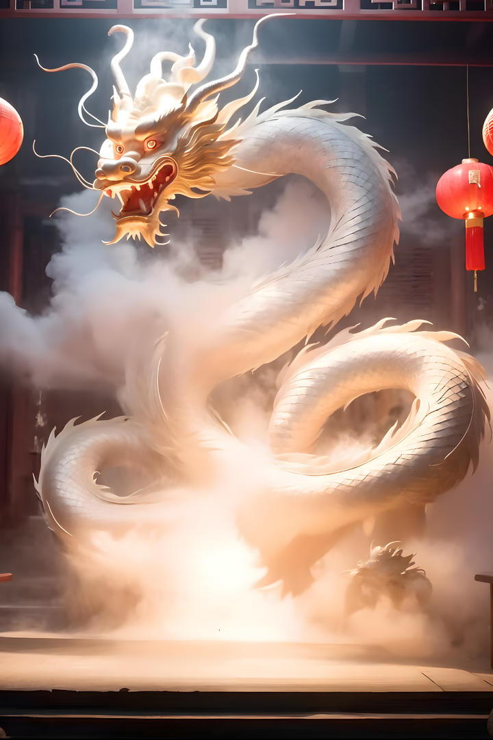 高清东方龙4K动漫壁纸图片
