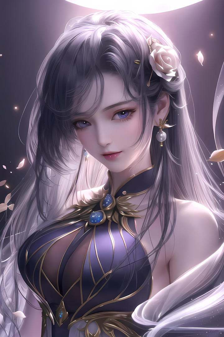 高清AI动漫美女素材免费下载