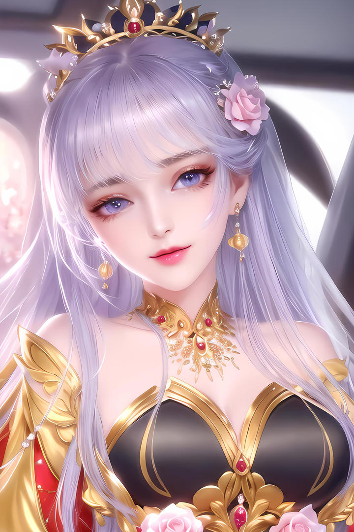 AI动漫美女4K高清美女手机壁纸下载