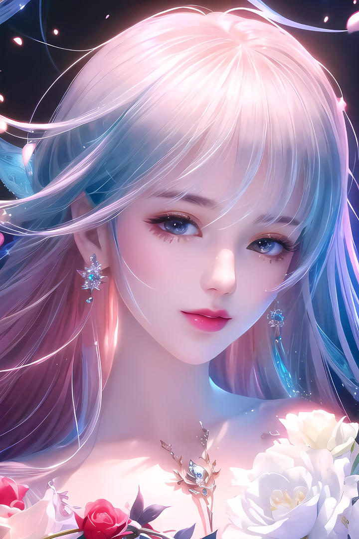 高清二次元AI美女壁纸图片