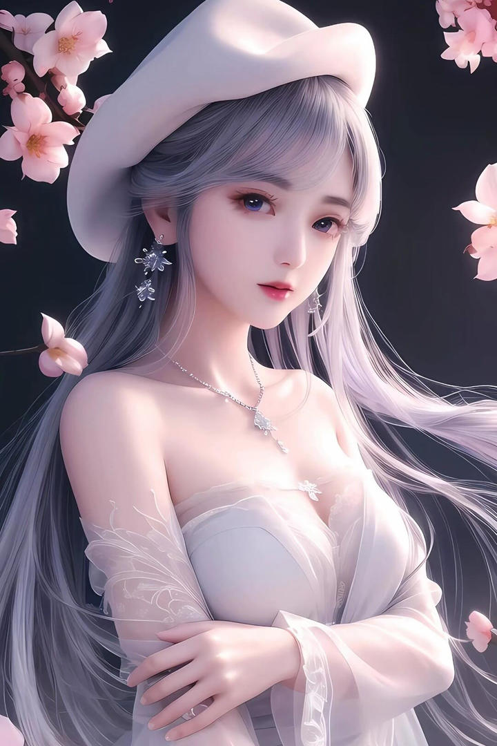 超清可爱甜美女生动漫图片