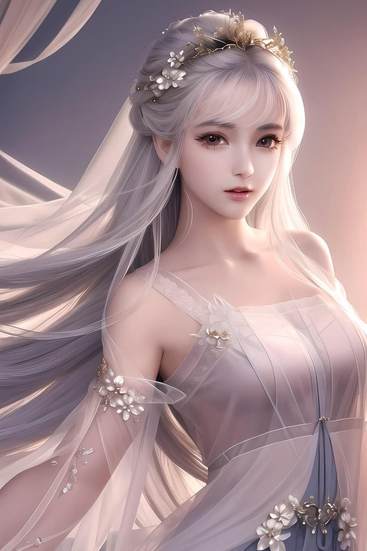 AI动漫美女手机图片大全