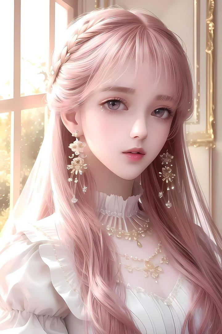 AI动漫美女手机图片大全