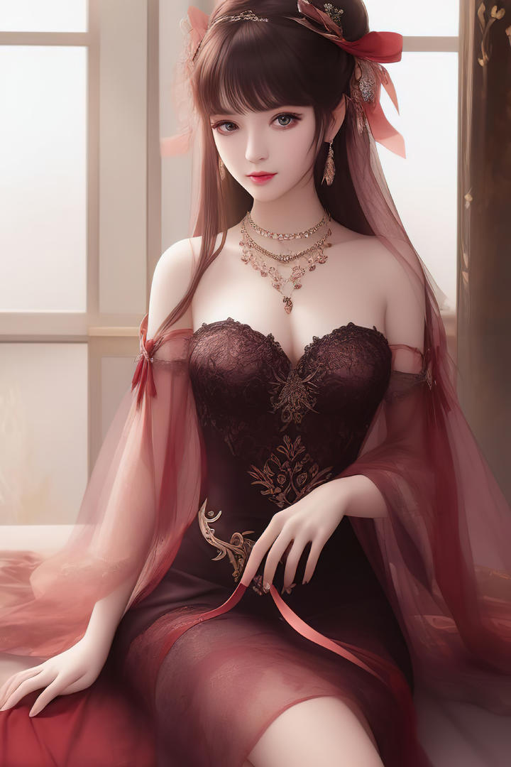 古风AI性感美女手机壁纸大全