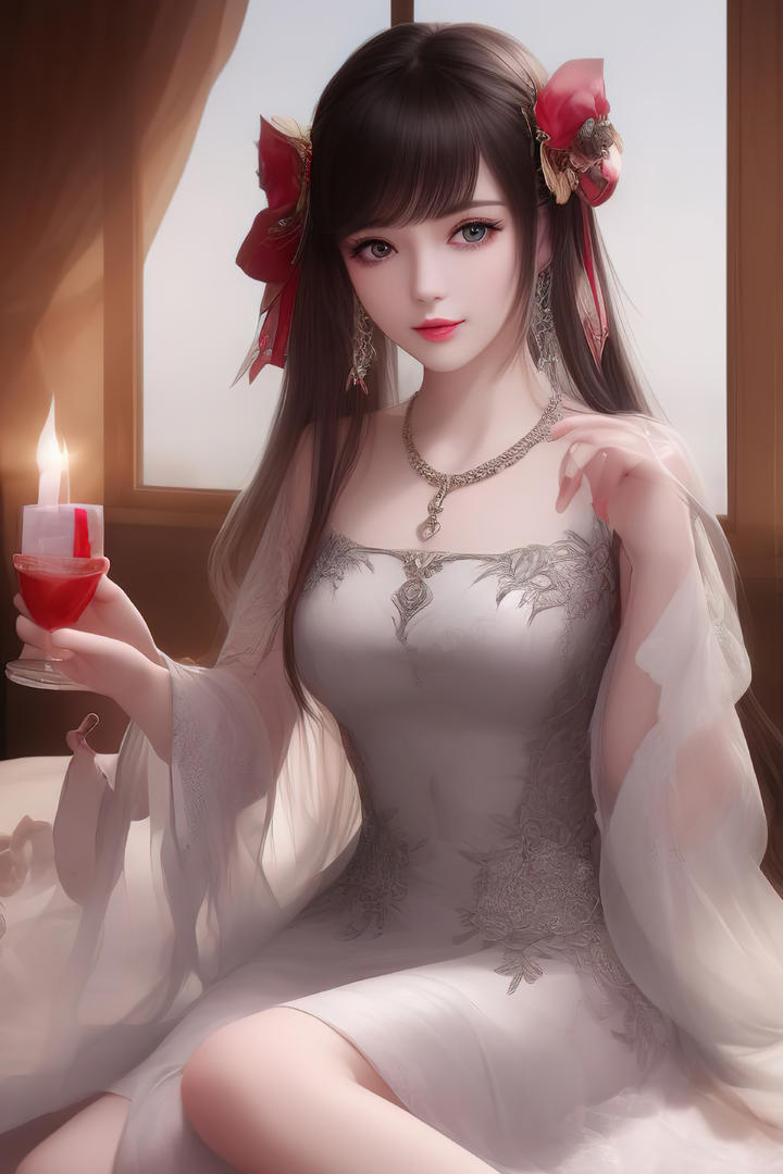 好身材AI古装美女动漫壁纸图片