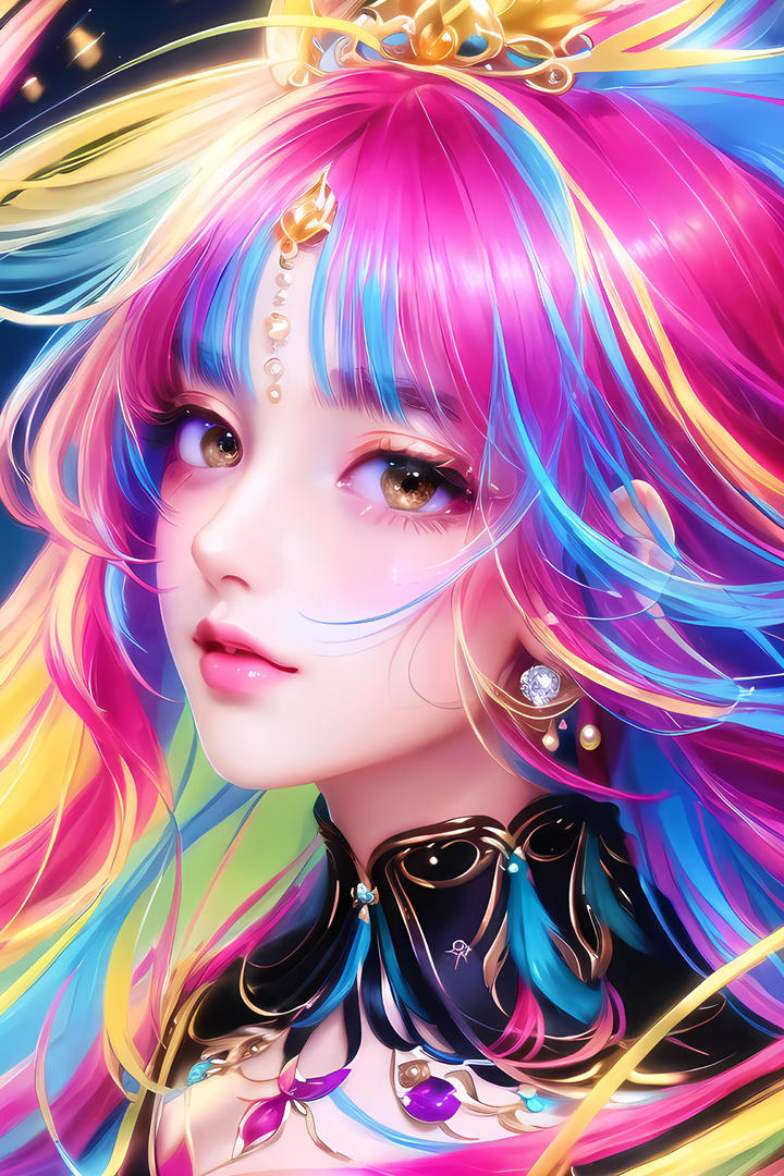 卡通动漫少女图片