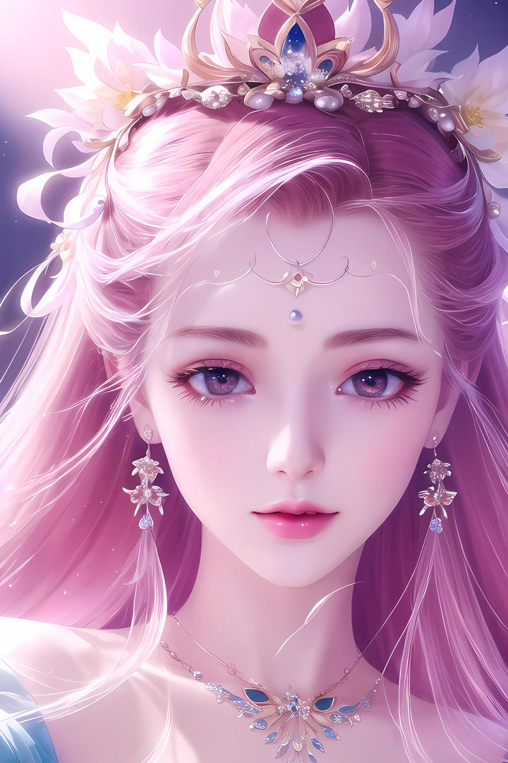高清AI美女手机壁纸图片大全