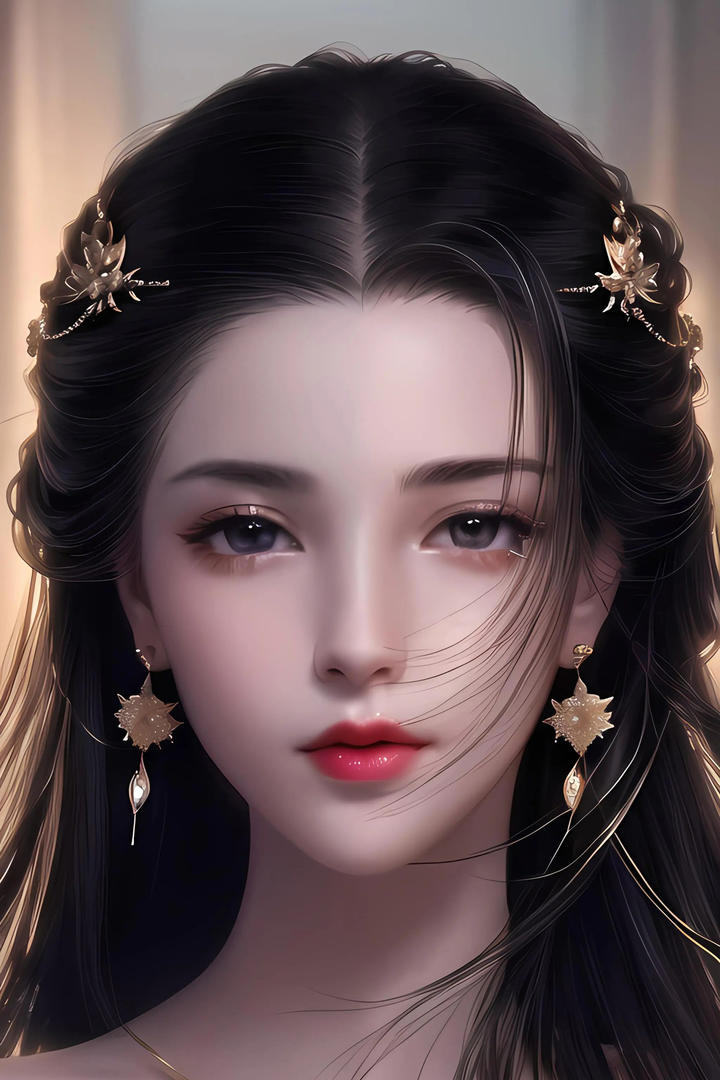 高清AI动漫美女图片