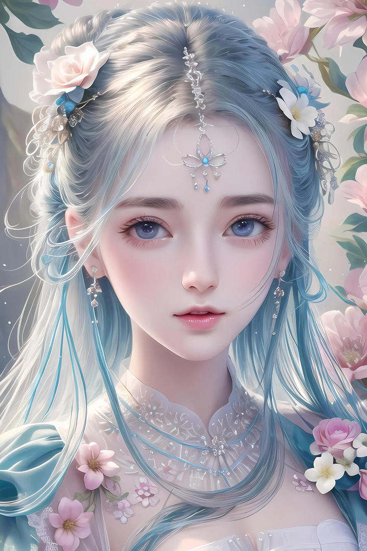 高清动漫AI美少女高清图片