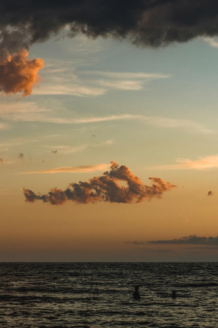 海边的黄昏风景壁纸图片大全
