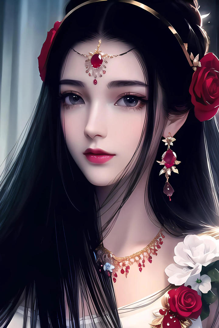 AI动漫美女原画大全