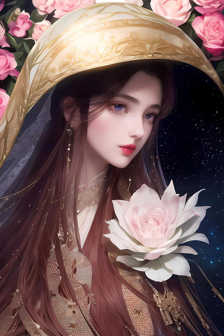 绝色颜值AI美女高清图片